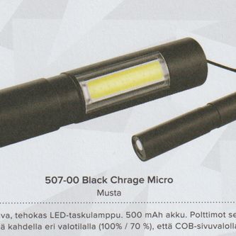 Ladattava LED- taskulamppu